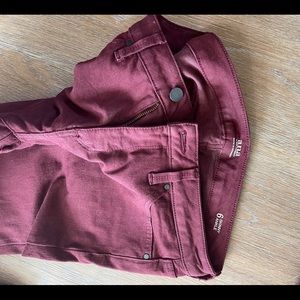 Ana Burgundy Skinny Jeans